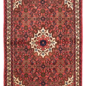 Persisk teppe - Nomadisk - 150 x 103 cm - mørk rød