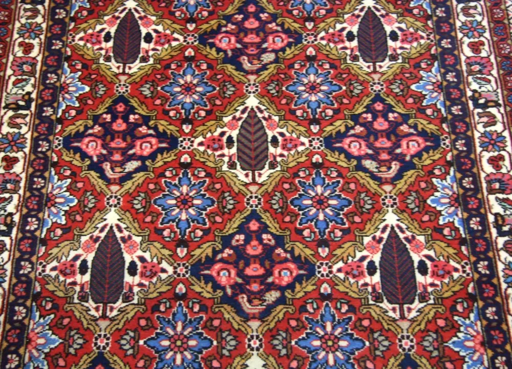 Persisk teppe - Nomadisk - 155 x 104 cm - blå