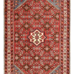 Persisk teppe - Nomadisk - 156 x 105 cm - rød