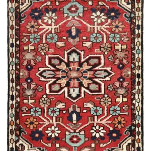 Persisk teppe - Nomadisk - 92 x 60 cm - rød