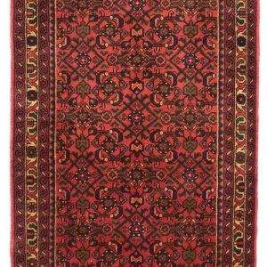 Persisk teppe - Nomadisk - 160 x 115 cm - mørk rød