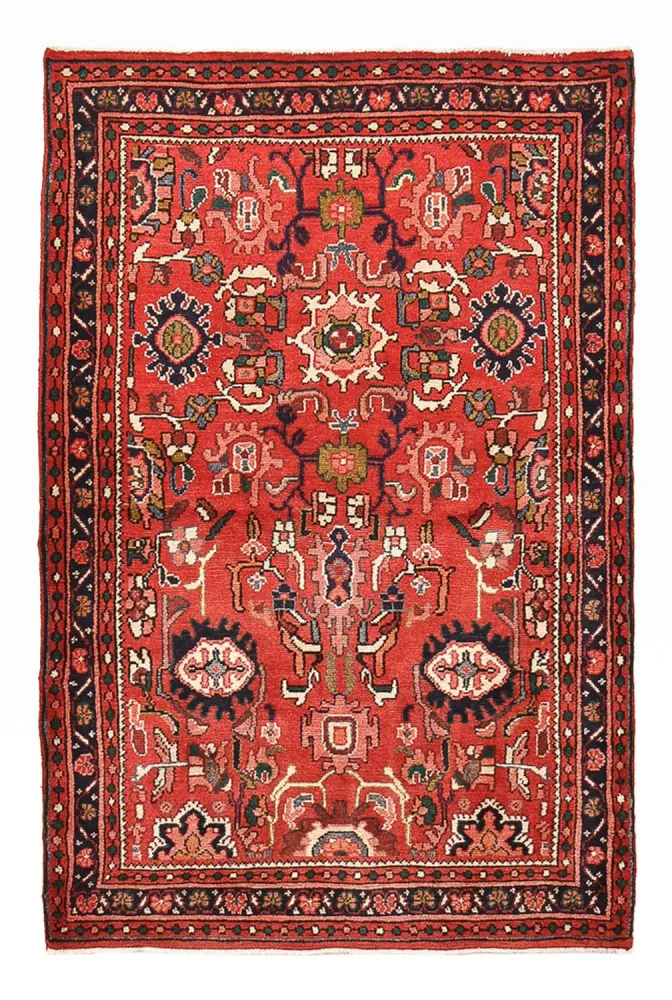 Persisk teppe - Nomadisk - 162 x 108 cm - rød