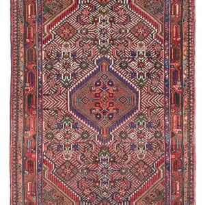 Persisk teppe - Nomadisk - 163 x 105 cm - rød
