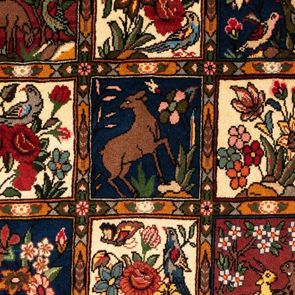 Persisk teppe - Nomadisk - 172 x 110 cm - mørk rød