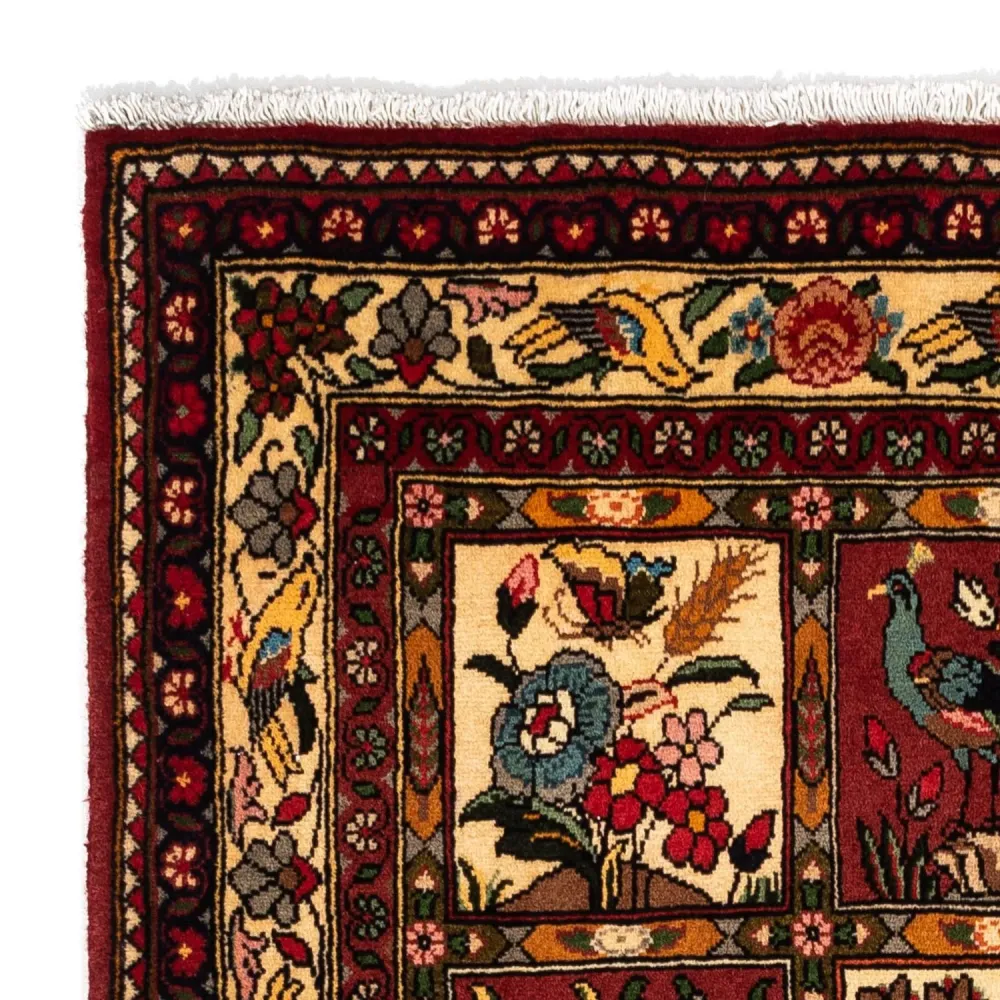 Persisk teppe - Nomadisk - 172 x 110 cm - mørk rød