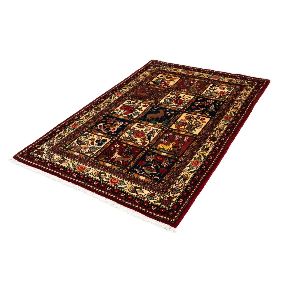 Persisk teppe - Nomadisk - 172 x 110 cm - mørk rød