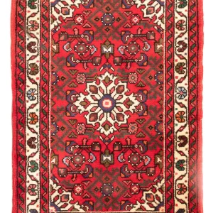 Persisk teppe - Nomadisk - 97 x 66 cm - rød