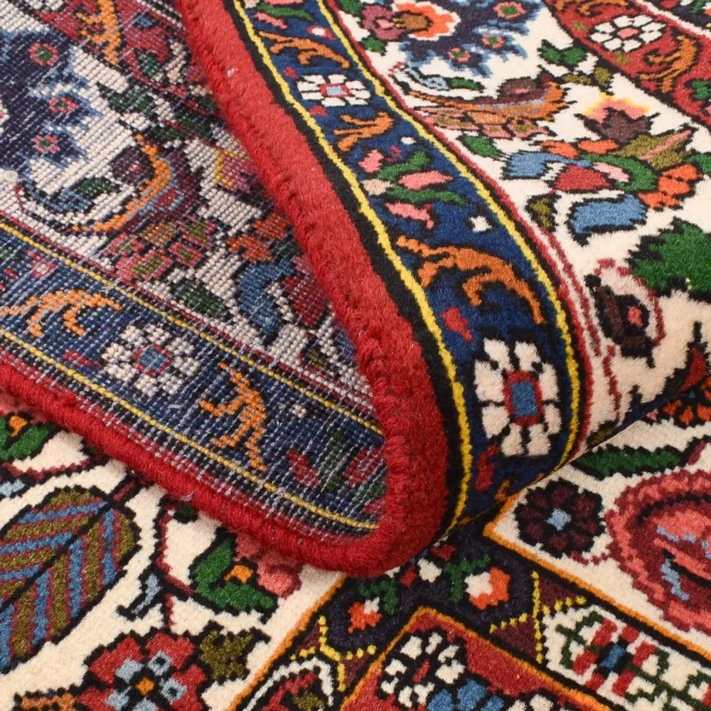 Persisk teppe - Nomadisk - 192 x 140 cm - flerfarget