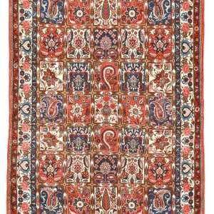 Persisk teppe - Nomadisk - 196 x 133 cm - flerfarget
