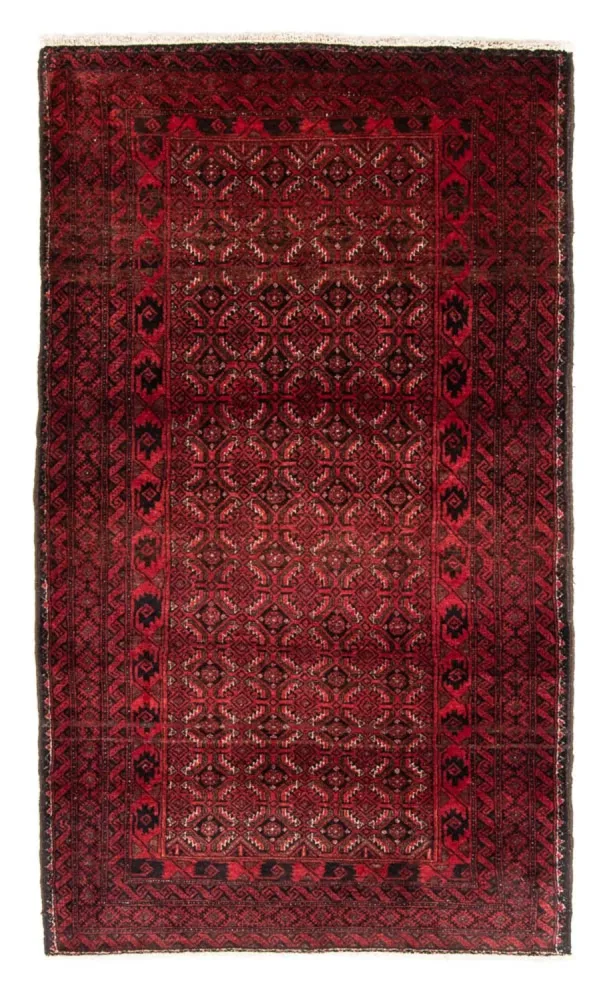 Persisk teppe - Nomadisk - 198 x 112 cm - rød