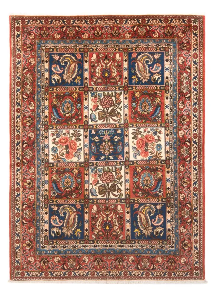 Persisk teppe - Nomadisk - 198 x 135 cm - flerfarget