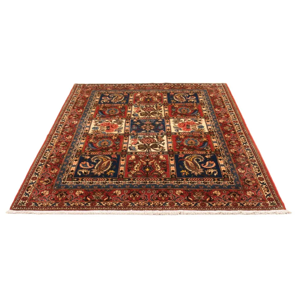 Persisk teppe - Nomadisk - 198 x 135 cm - flerfarget
