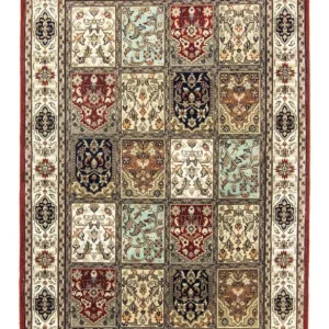 Persisk teppe - Nomadisk - 199 x 141 cm - flerfarget