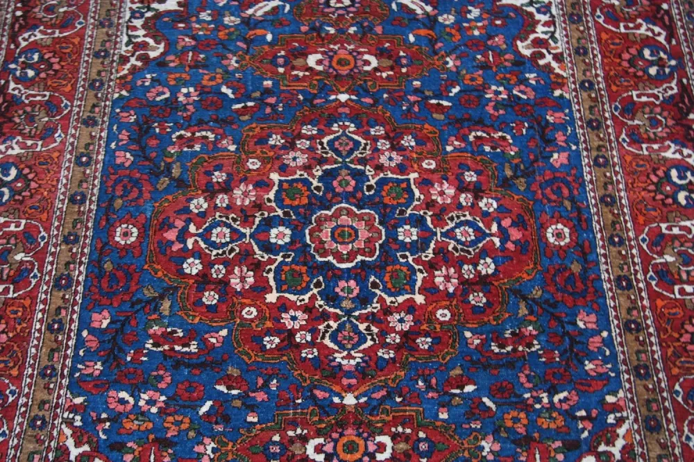 Persisk teppe - Nomadisk - 203 x 143 cm - blå