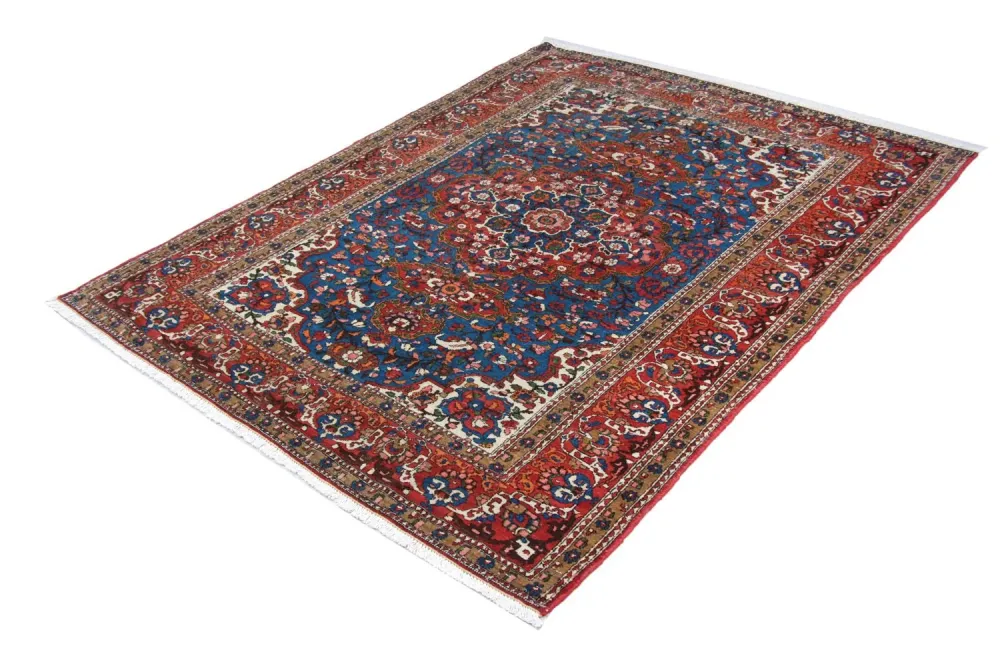 Persisk teppe - Nomadisk - 203 x 143 cm - blå
