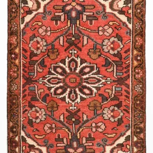 Persisk teppe - Nomadisk - 89 x 59 cm - rød