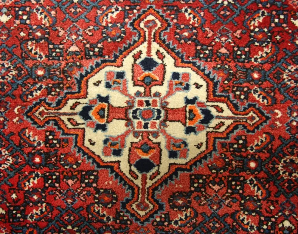 Persisk teppe - Nomadisk - 205 x 147 cm - rød