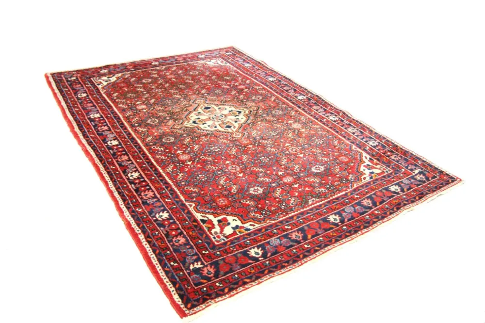 Persisk teppe - Nomadisk - 205 x 147 cm - rød