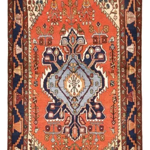 Persisk teppe - Nomadisk - 207 x 136 cm - rød