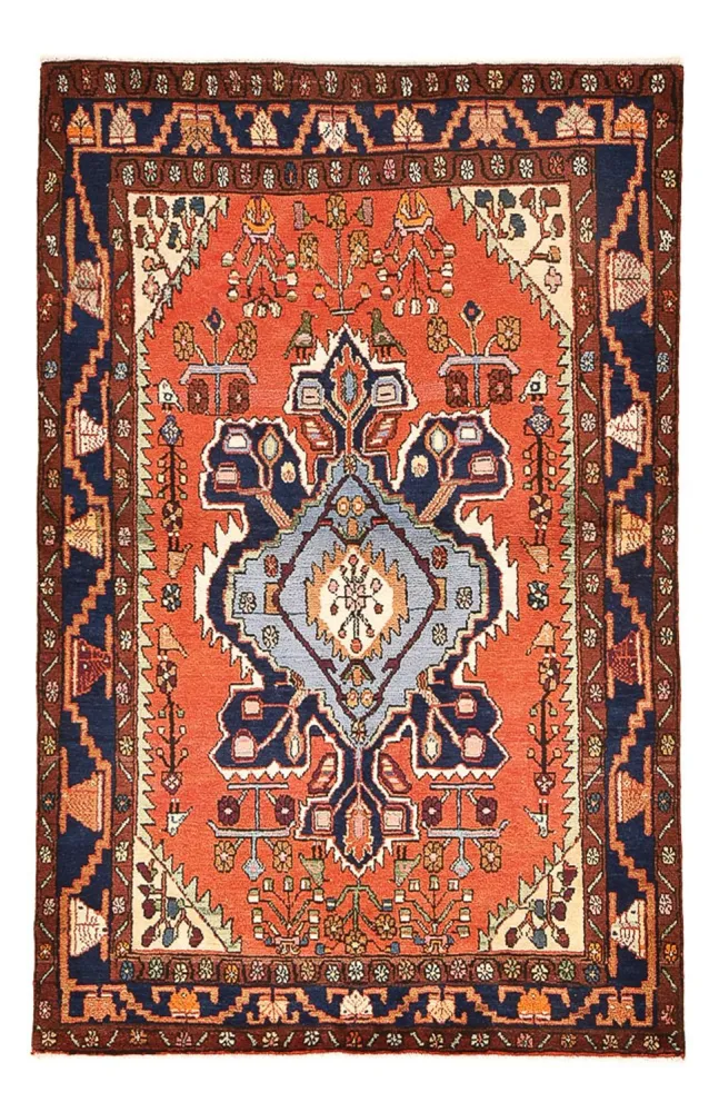 Persisk teppe - Nomadisk - 207 x 136 cm - rød