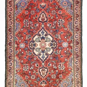 Persisk teppe - Nomadisk - 88 x 60 cm - rød
