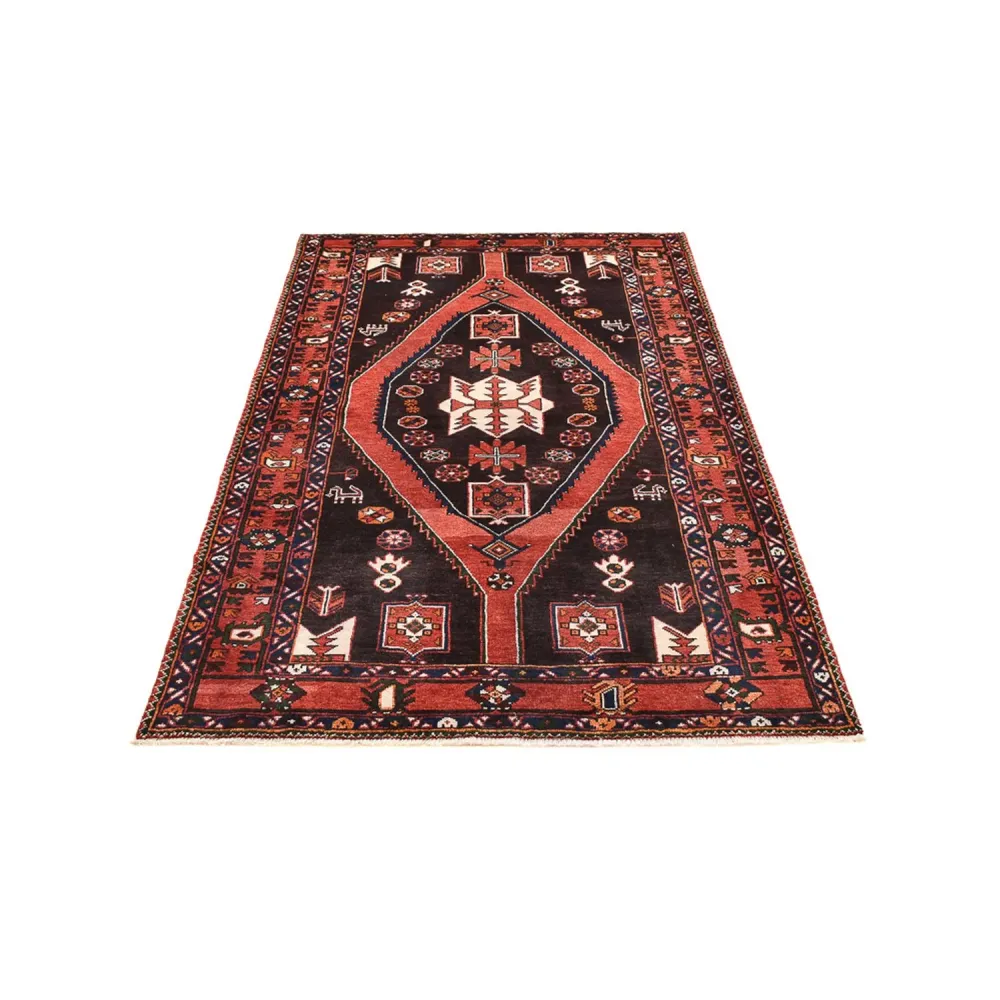 Persisk teppe - Nomadisk - 210 x 138 cm - flerfarget