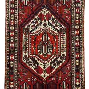 Persisk teppe - Nomadisk - 210 x 149 cm - rød