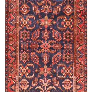 Persisk teppe - Nomadisk - 211 x 132 cm - flerfarget