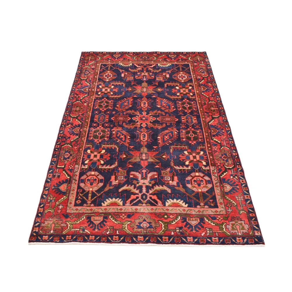 Persisk teppe - Nomadisk - 211 x 132 cm - flerfarget