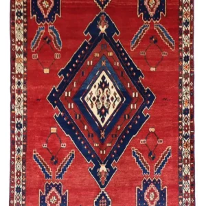 Persisk teppe - Nomadisk - 212 x 154 cm - rød