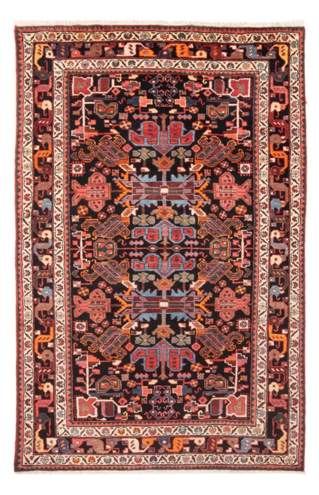 Persisk teppe - Nomadisk - 215 x 135 cm - mørkeblå