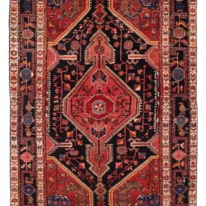 Persisk teppe - Nomadisk - 215 x 135 cm - mørkeblå