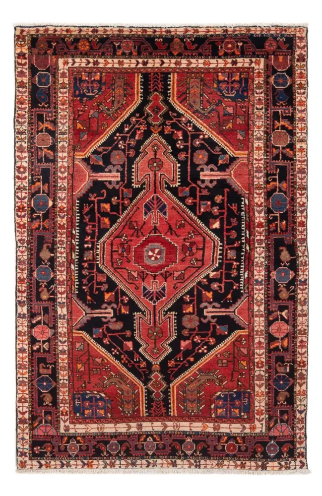 Persisk teppe - Nomadisk - 215 x 135 cm - mørkeblå