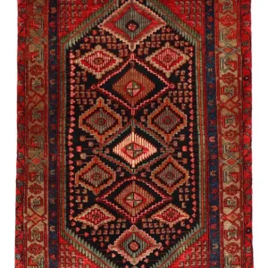 Persisk teppe - Nomadisk - 217 x 138 cm - svart