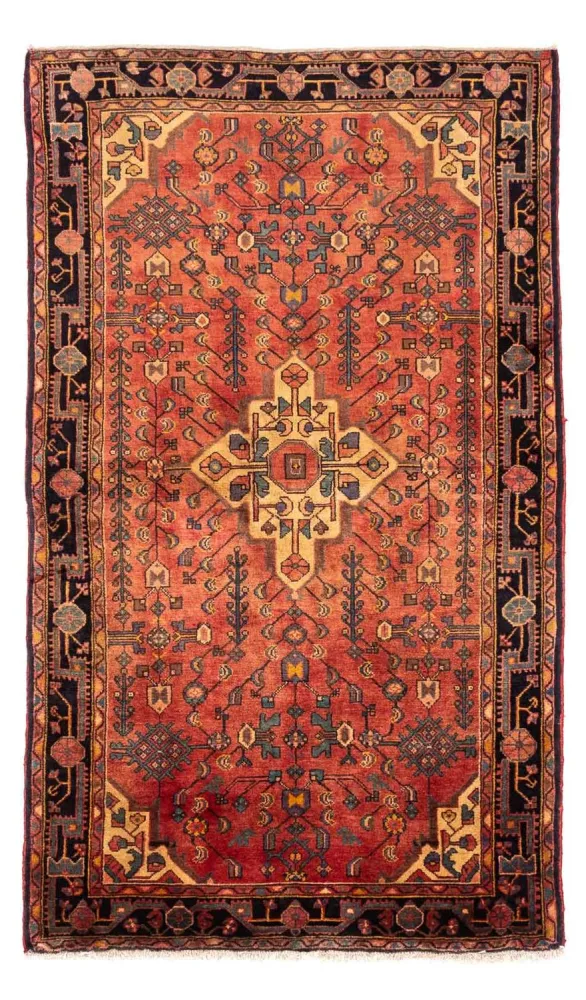 Persisk teppe - Nomadisk - 242 x 147 cm - lys rød