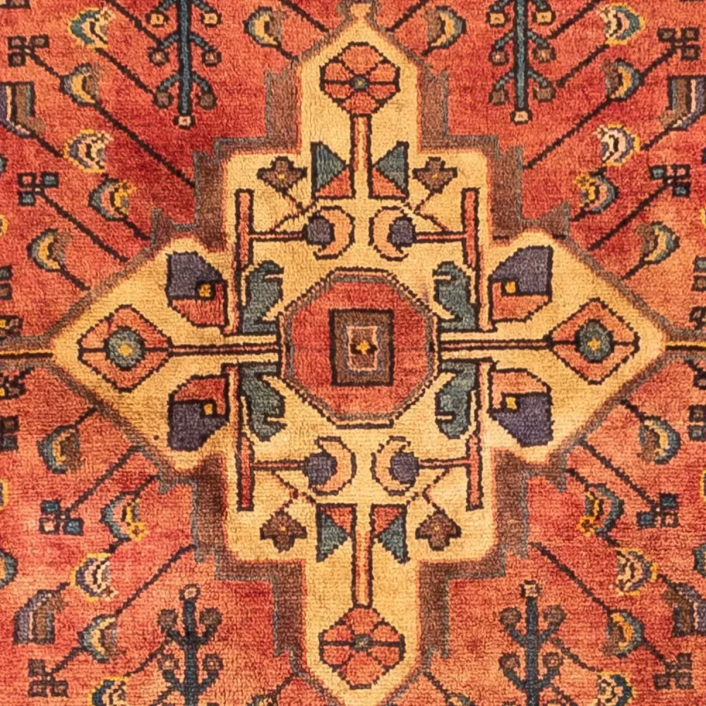 Persisk teppe - Nomadisk - 242 x 147 cm - lys rød