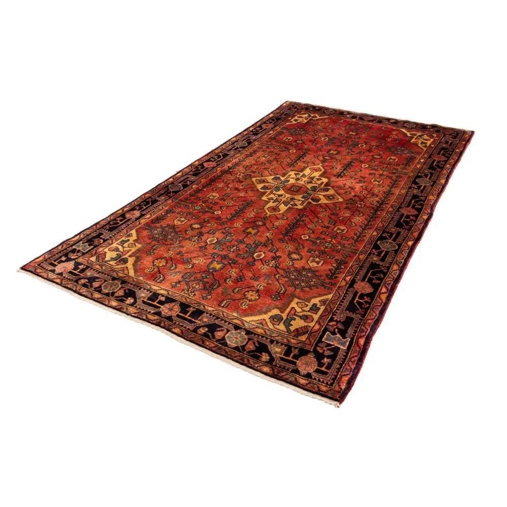 Persisk teppe - Nomadisk - 242 x 147 cm - lys rød