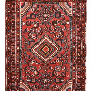 Persisk teppe - Nomadisk - 85 x 60 cm - rød
