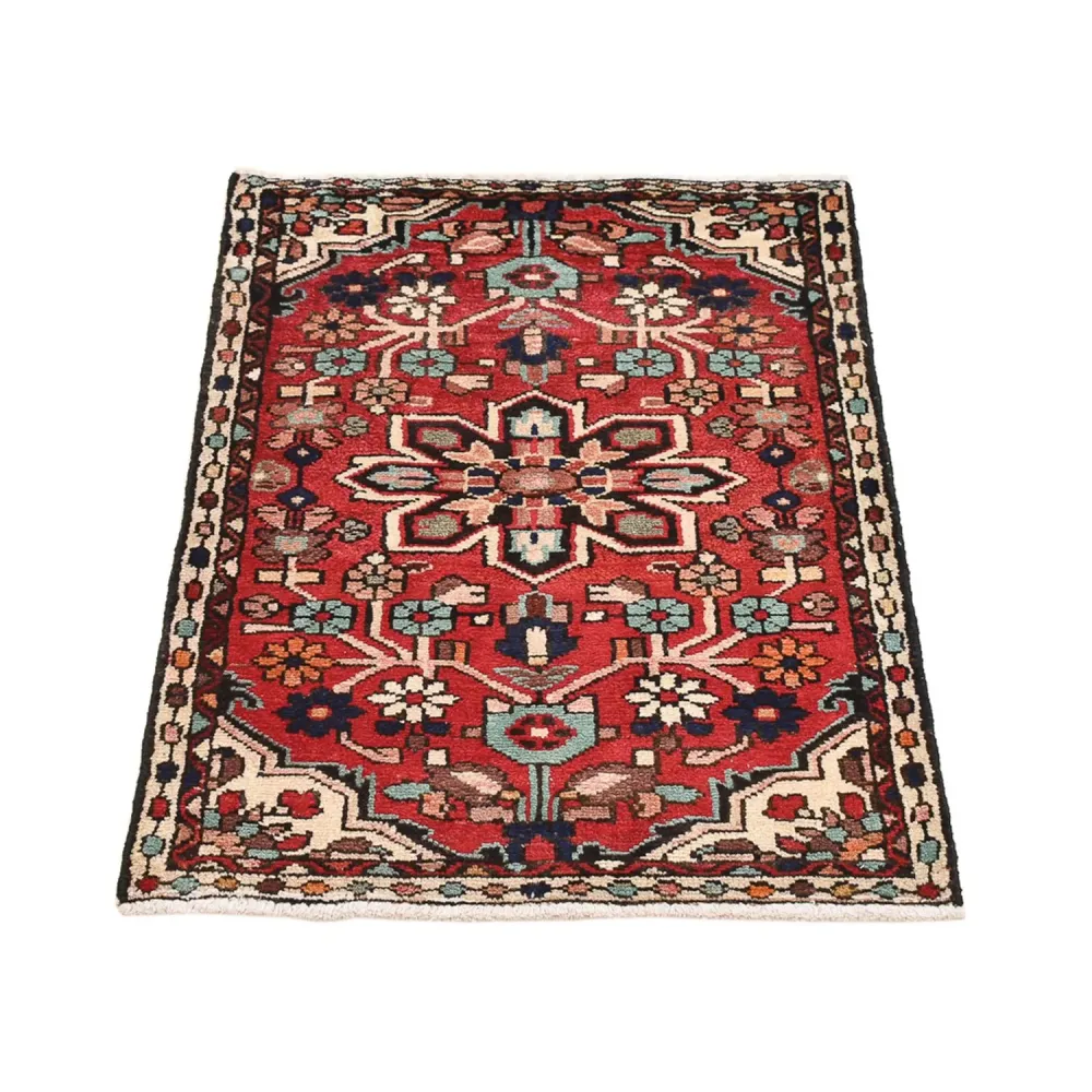 Persisk teppe - Nomadisk - 92 x 60 cm - rød