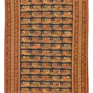Persisk teppe - Nomadisk - 283 x 194 cm - mørkeblå
