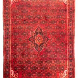 Persisk teppe - Nomadisk - 302 x 214 cm - mørk rød