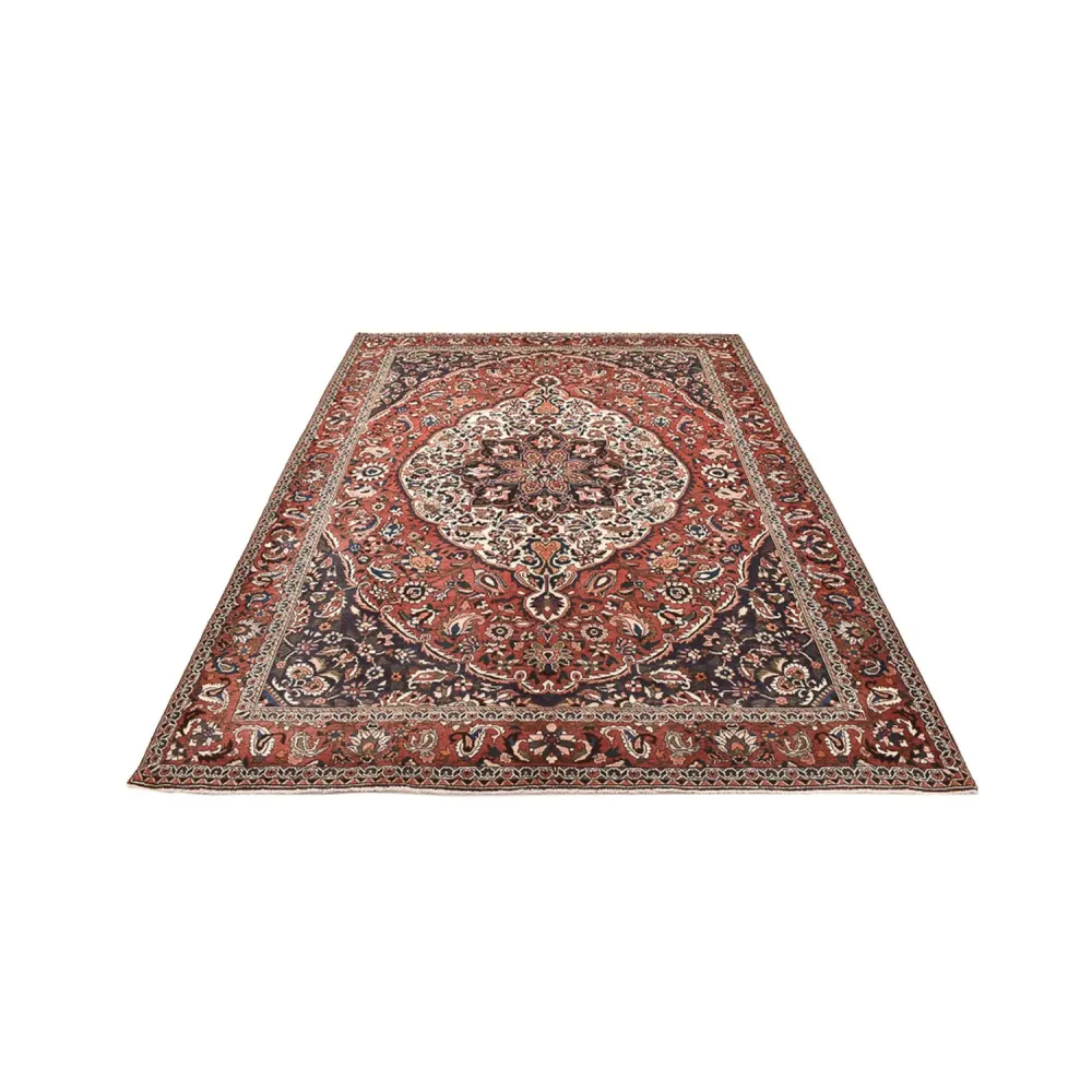 Persisk teppe - Nomadisk - 313 x 215 cm - bordeaux rød