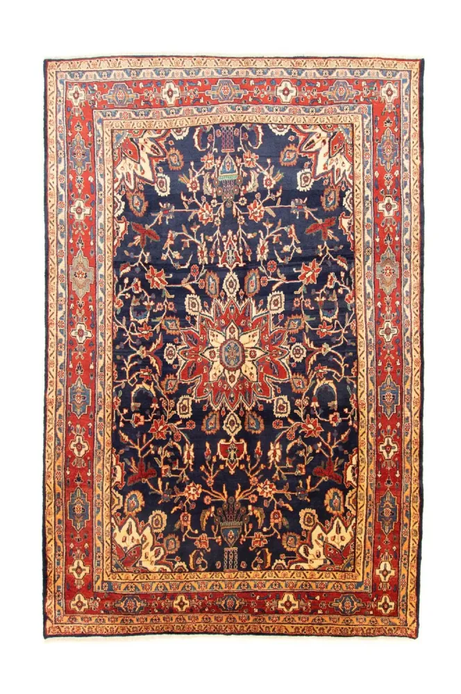 Persisk teppe - Nomadisk - 317 x 203 cm - blå