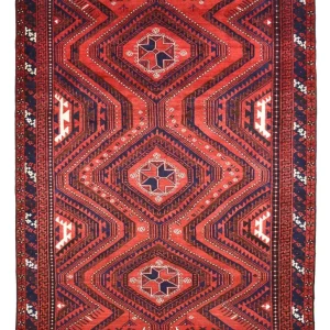 Persisk teppe - Nomadisk - 320 x 235 cm - rød