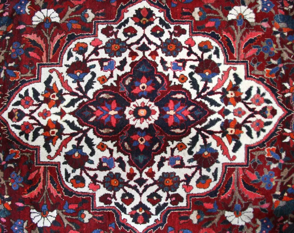 Persisk teppe - Nomadisk - 332 x 209 cm - brun