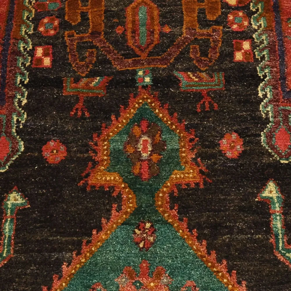 Persisk teppe - Nomadisk - 336 x 168 cm - flerfarget