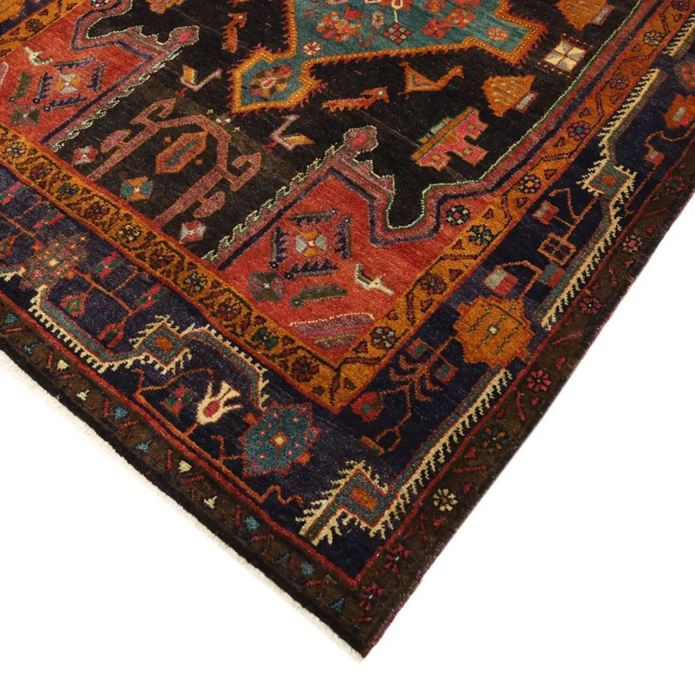 Persisk teppe - Nomadisk - 336 x 168 cm - flerfarget