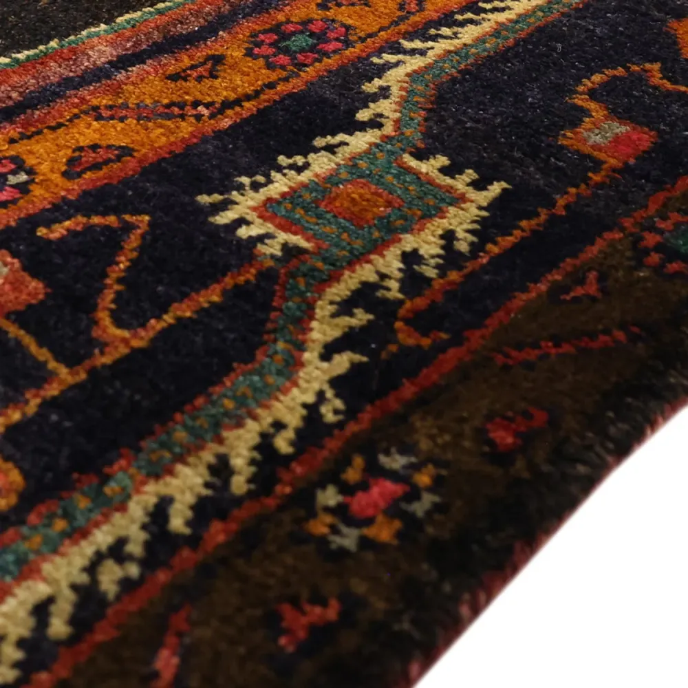 Persisk teppe - Nomadisk - 336 x 168 cm - flerfarget