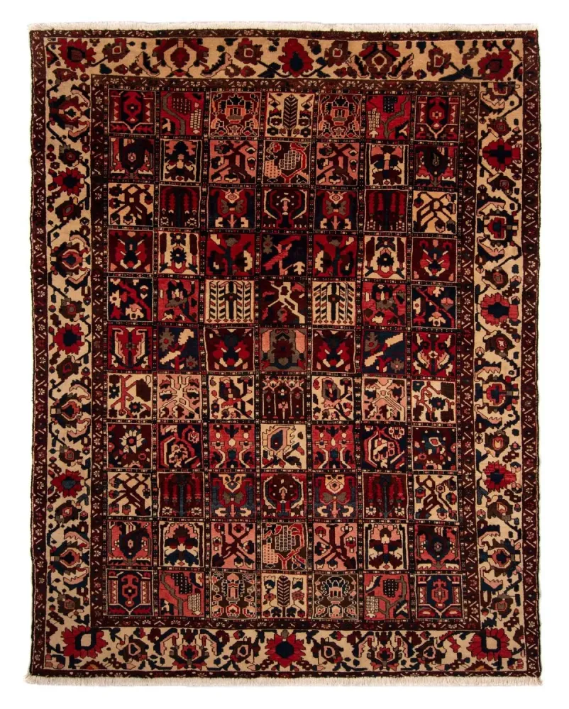 Persisk teppe - Nomadisk - 337 x 258 cm - mørk rød