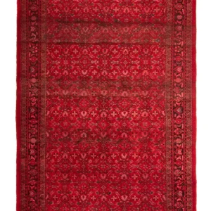 Persisk teppe - Nomadisk - 342 x 212 cm - mørk rød
